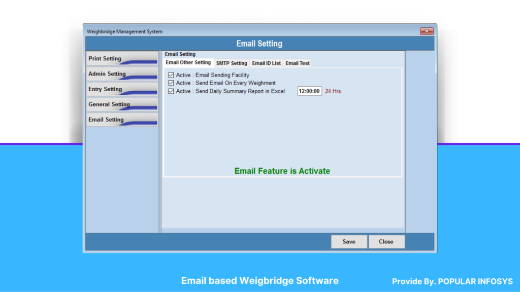 Email Weighbridge Software