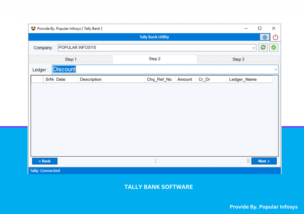 Tally Bank Software Company in India
